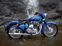 Blue Royal Enfield Bullet Standard 350