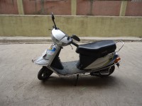 Silver TVS Scooty ES