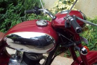 Dark Red Ideal Jawa Yezdi