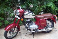 Dark Red Ideal Jawa Yezdi