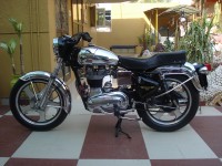 Black+chrome Royal Enfield Bullet Standard 350