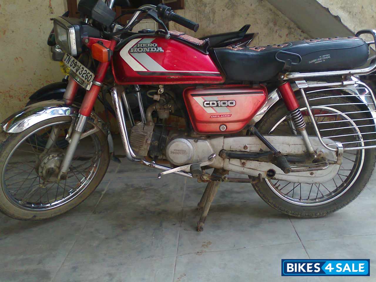 Used 1996 Model Hero Cd 100 For Sale In Chennai Id Red Colour Bikes4sale