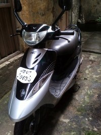 Black TVS Scooty Pep Plus