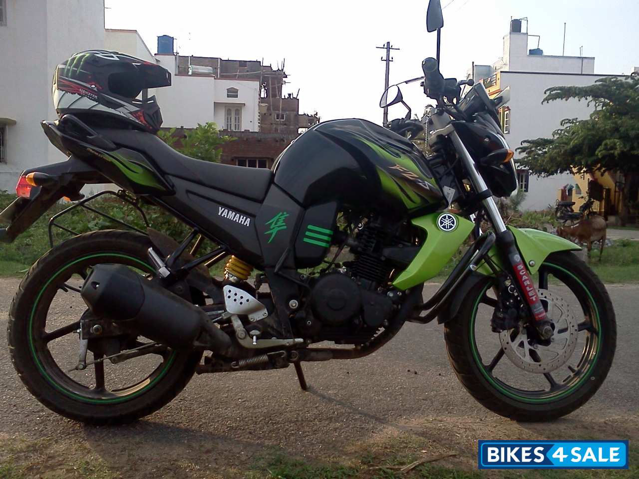 Black N Green Yamaha FZ-S