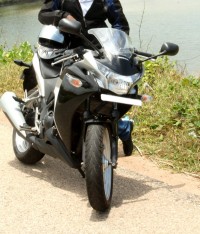 Black Silver Honda CBR 250R