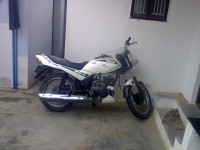 White & Black Yamaha RXZ