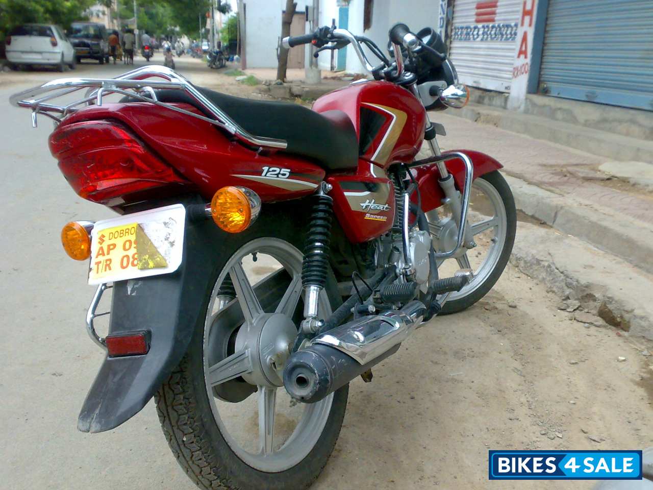 Cherry Red Suzuki Heat