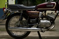 Maroon Yamaha RX 135