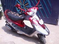 Red TVS Scooty Pep Plus