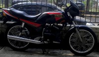 Black Yamaha RXZ