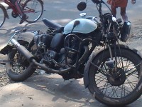 Blue&matte Black Royal Enfield Vintage Bullet