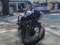 Blue&matte Black Royal Enfield Vintage Bullet