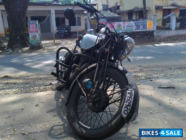 Blue&matte Black Royal Enfield Vintage Bullet