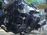 Blue&matte Black Royal Enfield Vintage Bullet