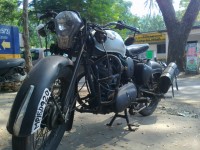 Blue&matte Black Royal Enfield Vintage Bullet