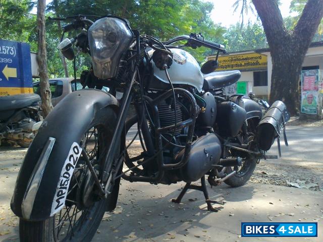 Blue&matte Black Royal Enfield Vintage Bullet