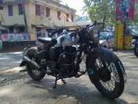 Blue&matte Black Royal Enfield Vintage Bullet