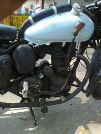 Blue&matte Black Royal Enfield Vintage Bullet