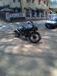 Blue&matte Black Royal Enfield Vintage Bullet