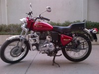 Crimson Red Royal Enfield Bullet Electra Twinspark