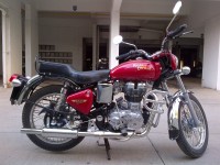 Crimson Red Royal Enfield Bullet Electra Twinspark