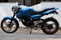 Blue Bajaj Pulsar 150 DTSi