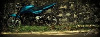 Blue Bajaj Pulsar 150 DTSi