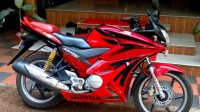 Cery Red Honda CBF Stunner