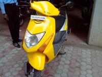 Yellow Honda Dio