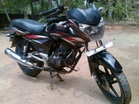 Black Bajaj XCD 135 DTS-Si