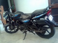 Black Blue Bajaj Discover DTSi 135