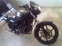 Black Blue Bajaj Discover DTSi 135