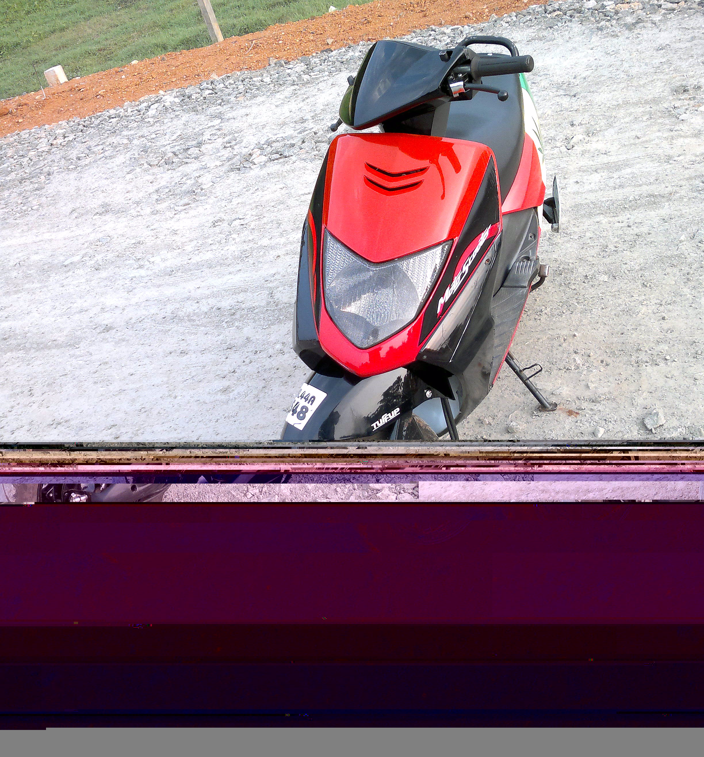 Red Honda Dio