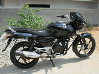 Midnight Black Bajaj Pulsar 150 DTSi