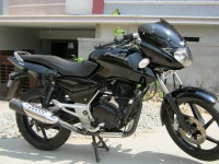 Midnight Black Bajaj Pulsar 150 DTSi