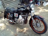 Black Royal Enfield Bullet Diesel Taurus