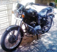 Grey/black Royal Enfield Lightning 535