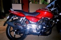 Red With Black Rims Bajaj Pulsar 180 DTSi