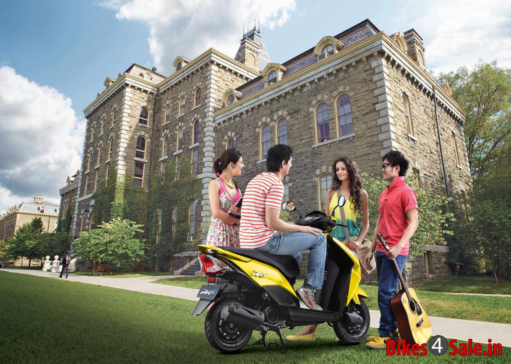 Honda Dio - College dates. Without pertrol breaks. The new and improved Dio is here, with an outstanding mileage