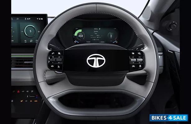 Tata Curvv EV - Smart digital steering wheel