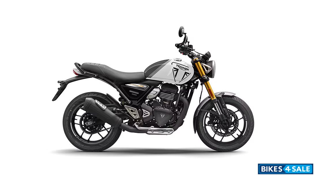 Triumph Speed 400 2025 - Pearl Metallic White / Pewter Grey