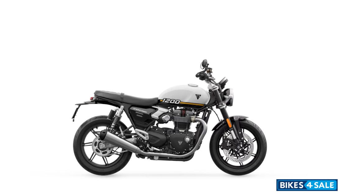 Triumph Speed Twin 1200 2025 - Crystal White / Sapphire Black