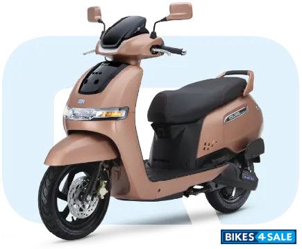 TVS iQube ST 12 - Coral Sand Glossy