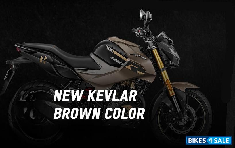 2024 Hero Xtreme 160r 4v New Kevlar Brown Colour